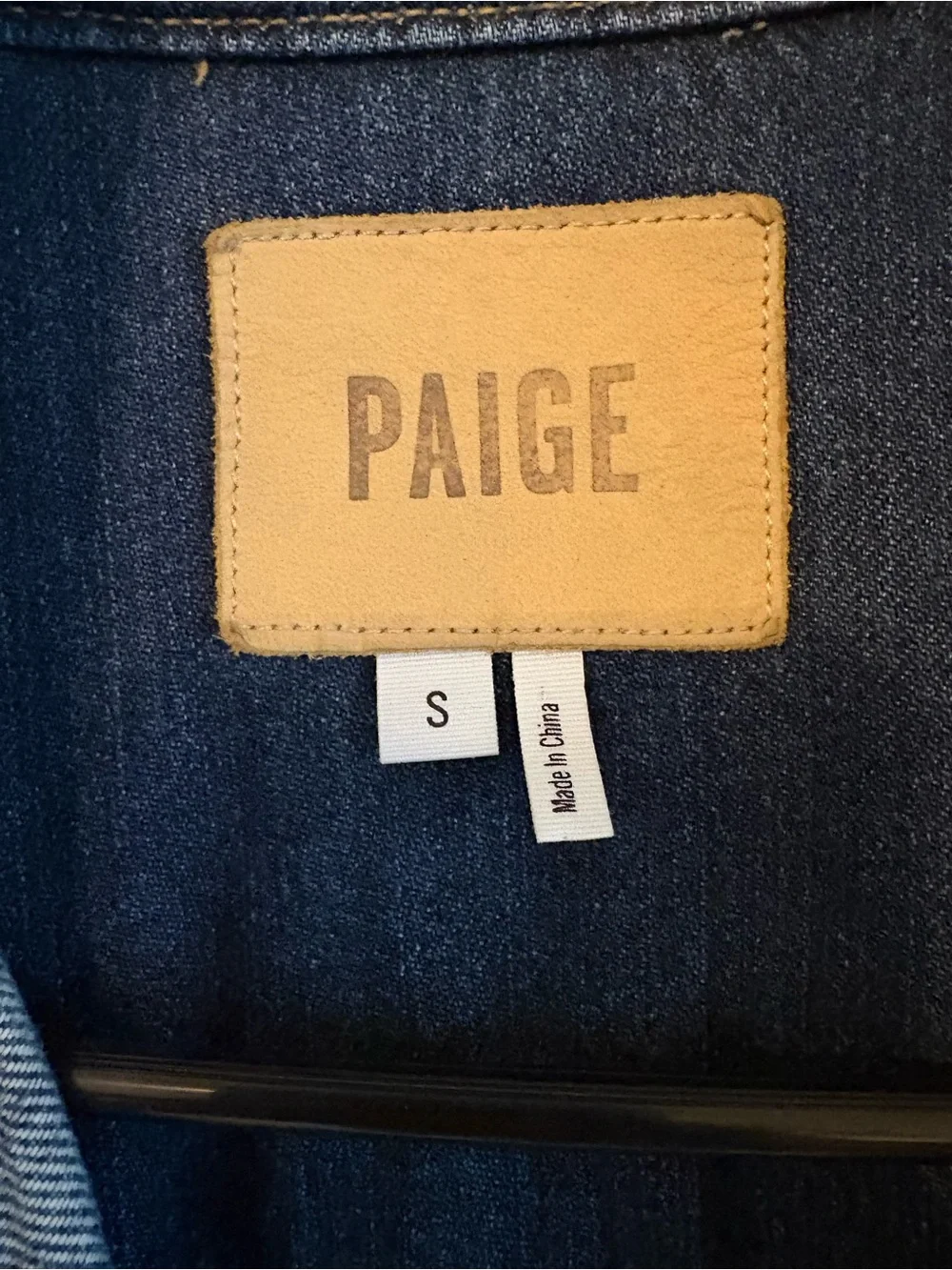 PAIGE Designer Blue Denim Trucker Jean Jacket! Excellent condition!